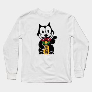 FELIX THE CAT - Maneki Neko Long Sleeve T-Shirt